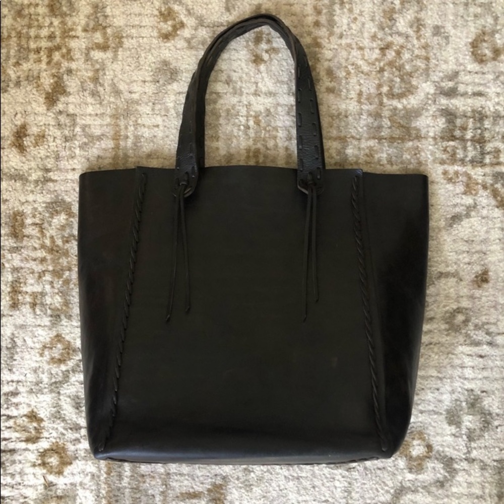 Valentino Vintage 100% Genuine Leather Tote Bag - Picture 3 of 8